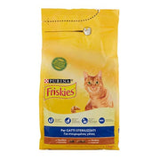 Friskies croquettes pour chats stérilisés avec de la dinde et des légumes ajoutés Purina 1,5 kilogrammes