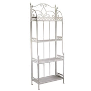 Étagère Aprilia métal blanc 4 étagères