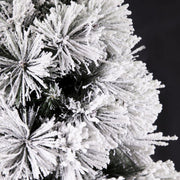 Arbre monte bianco vert neige cmø100h150 avec 489 branches de base en métal
