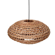 Lustre en rotin naturel avec attache ø60h29,5 cm