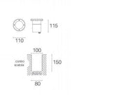 Ligne d'acier de route GU10 à pied
