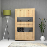 Buffet de salon Showcase avec quatre portes Chêne FIESTA 102x45x h162 cm