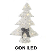 Arbre en plastique avec led blanche cm38x10h51