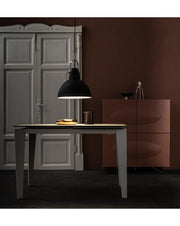 Lampe à suspension Kande en métal noir STS