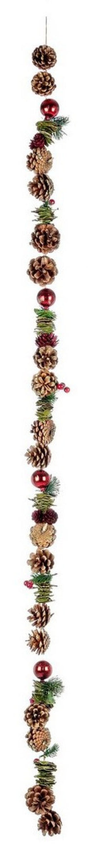 Ghirlande Olga Rouge H150 4x