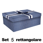Carton rectangulaire bleu 1-5 cm43x34h24