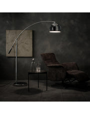 Lampadaire Manhattan en métal gris STS