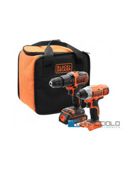 Kit perceuse Black and Decker + impulsion 18V