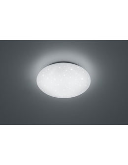 Plafonnier Led Dimmable IP44 Putz Blanc Pailleté Ø37 cm Trio Lighting