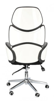 Fauteuil de bureau avec accoudoirs en tissu ARMSTRONG Gris Foncé 64x69 x h118,5 - 128 cm