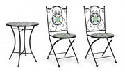 Promo set table Positano avec chaises en fer