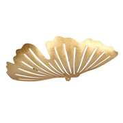 Bougeoir métal doré 1p cm25x17h4