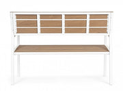 Banc de salon de jardin blanc Isak