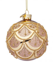 Suspension en verre doré 12x Sfera Vt Winslows D80