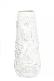 Vase Bangli Blanc H82,5 -