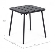 Table basse Marlyn Anthracite 40X40 -