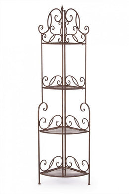 Meuble d'angle Melanie 4P marron