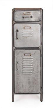 Commode de magasin avec 2 portes et 1 tiroir de style industriel cm 109h