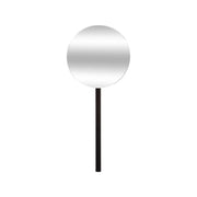 Miroir moderne avec rangement Jaune diamètre 14x h35 cm