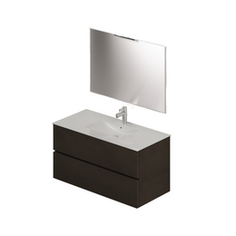 Composition de salle de bain de 100 coloris boue H54x101x46cm