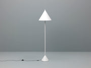 Lampadaire en métal blanc D40xD40x156h cm