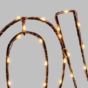 LOVE Cuivre Marron Micro LED 36cm Blanc chaud