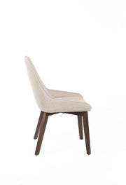 Lot de 4 chaises en tissu 62cm x 49.5cm x 87cm