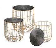 Set de 3 Tables Basses Conteneurs Design Mariam