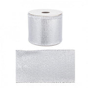 Ruban de Noël Argenté 12x4M