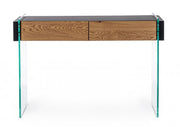 Console 2C Ligne Bois Nero110X40