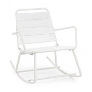 Rocking chair blanc bizzotto lillian