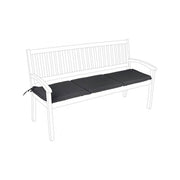 Coussin extérieur banquette 3 places Olefin Anthracite déhoussable