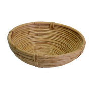 Panier rond en jonc naturel cmø19xh7x19