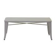 Banc Bristol en fer blanc