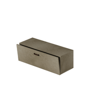 Meuble de base pour salon avec porte basculante couleur Argile H39x120x45cm