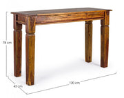 Console rustique Châteaux 120x45x78h cm