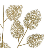 Branche feuille d'or H 88 cm