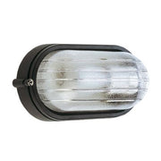 Plaf.Grande E27 Ligne industrielle ovale noire