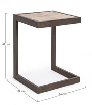 Tabouret de bar industriel Blocks 47h cm