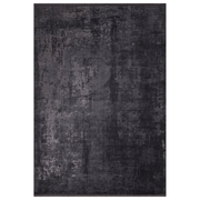 Tapis antidérapant vintage en bambou couleur anthracite 120x180