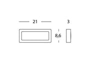 Il marque 5W LED de la ligne de tendance en aluminium LED 4000K