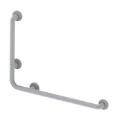 Rampe d'angle de sécurité 78 x 55.5 cm pour personnes handicapées, couleur blanche