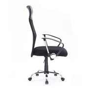 Reversa2 Office Armchair avec un rembourrage écologique et retour sur le filet noir 64x66x100 cm