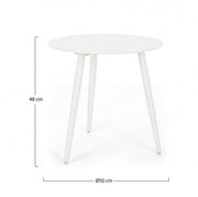 Table Basse Ridley D50 Blanc Yk11 -