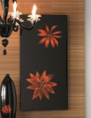 Panneau décoratif finition bois noir 60x120x4 cm