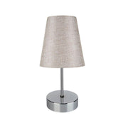 Estelya AZ1068 lampe de table chromée beige