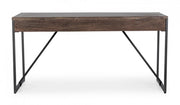 Bureau 3 tiroirs style industriel Calixte 153x66 cm