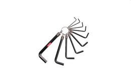 Valex Lot de 10 clés Allen coudées hexagonales 1,5-10 mm avec anneau 1460512