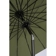 Parapluie du jardin Atlanta 270x H240 cm avec moyeu anthracite / olive