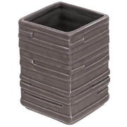 Gobelet Brosse à Dents en Céramique Gris Mod.Brik